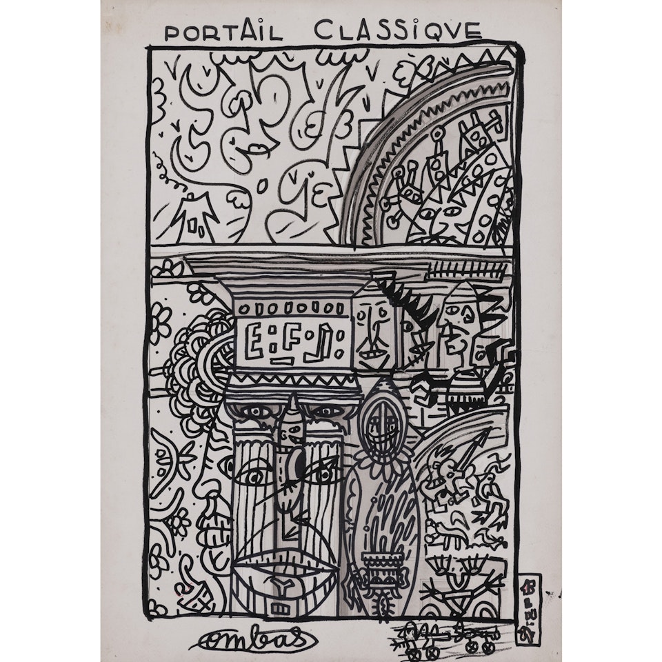 Portail classique by Robert Combas