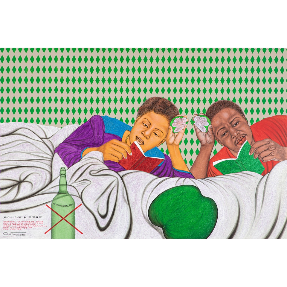 Apple & Beer by Chéri Samba