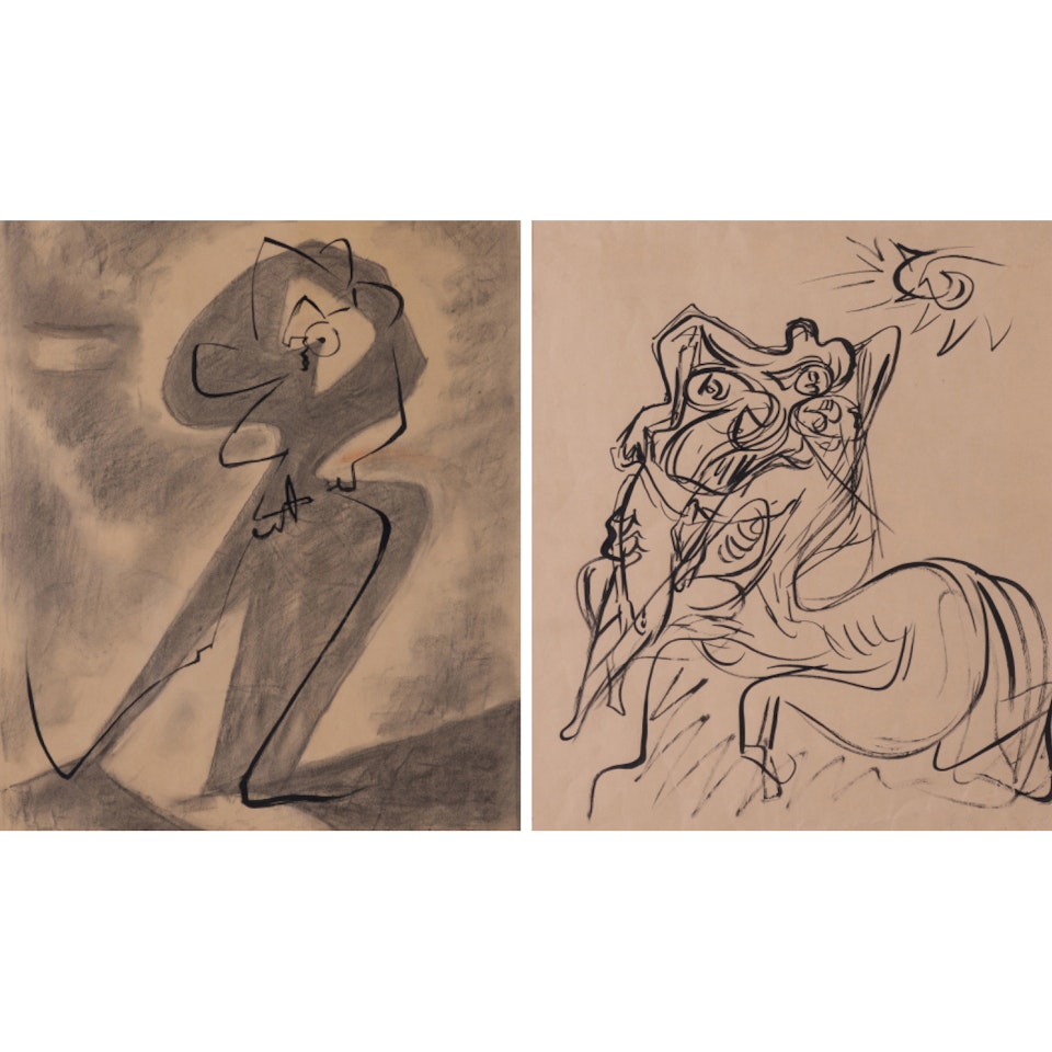 Embrace and embrace by André Masson