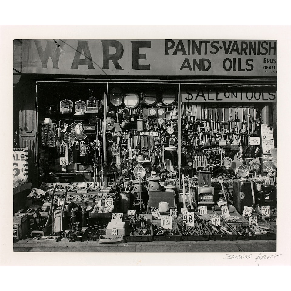 Washington Street, NYC, Contrasts by Berenice Abbott