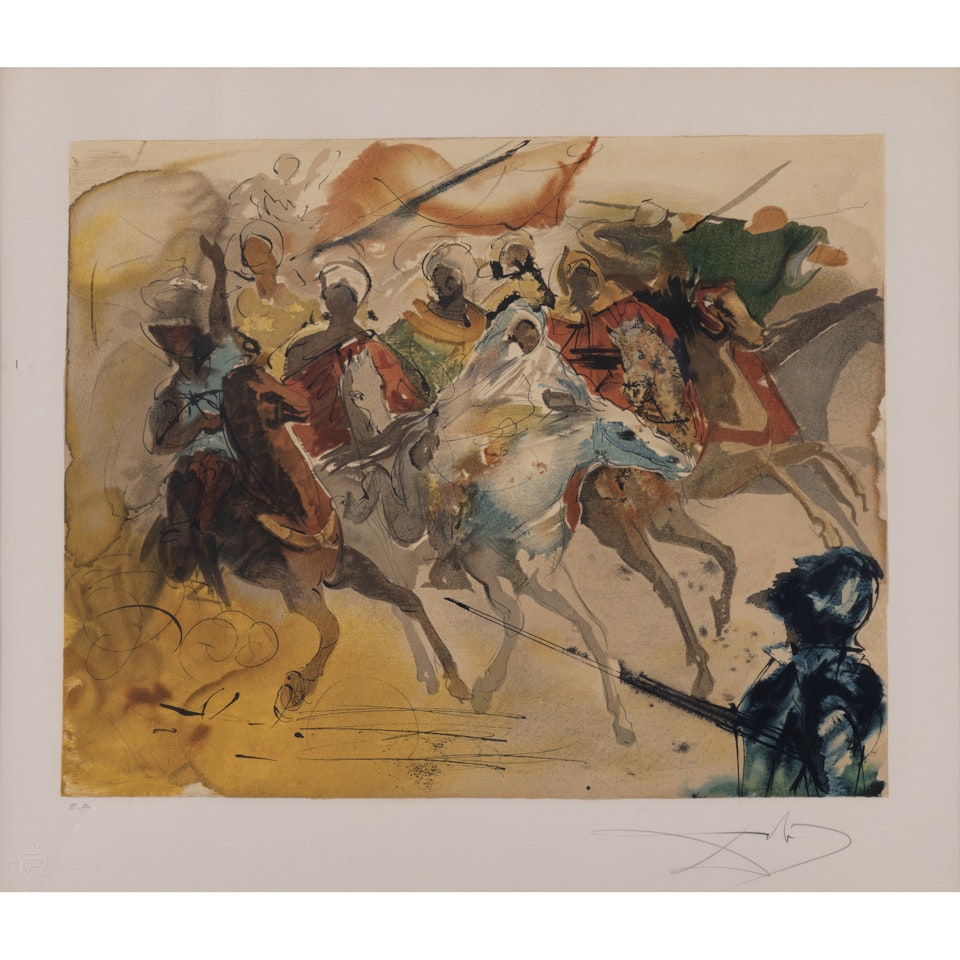 The Battle of Tetouan by Salvador Dali