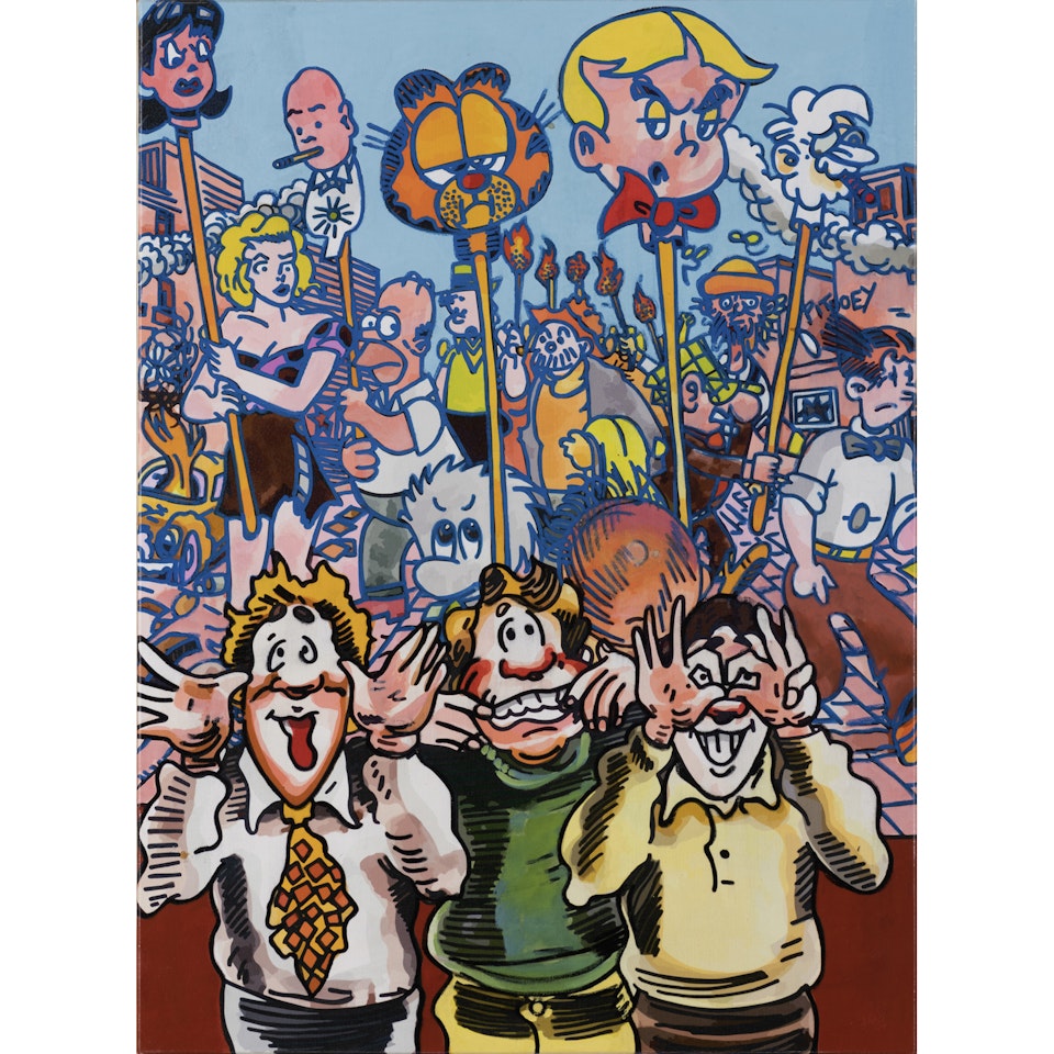 Carnival with Churchill by Erro