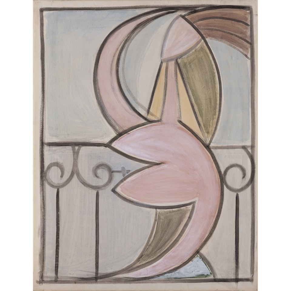 Desnudo en el Balcon by Wifredo Lam