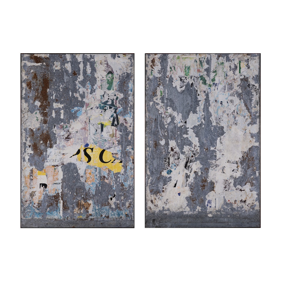Untitled, (Dyptique) by Raymond Hains