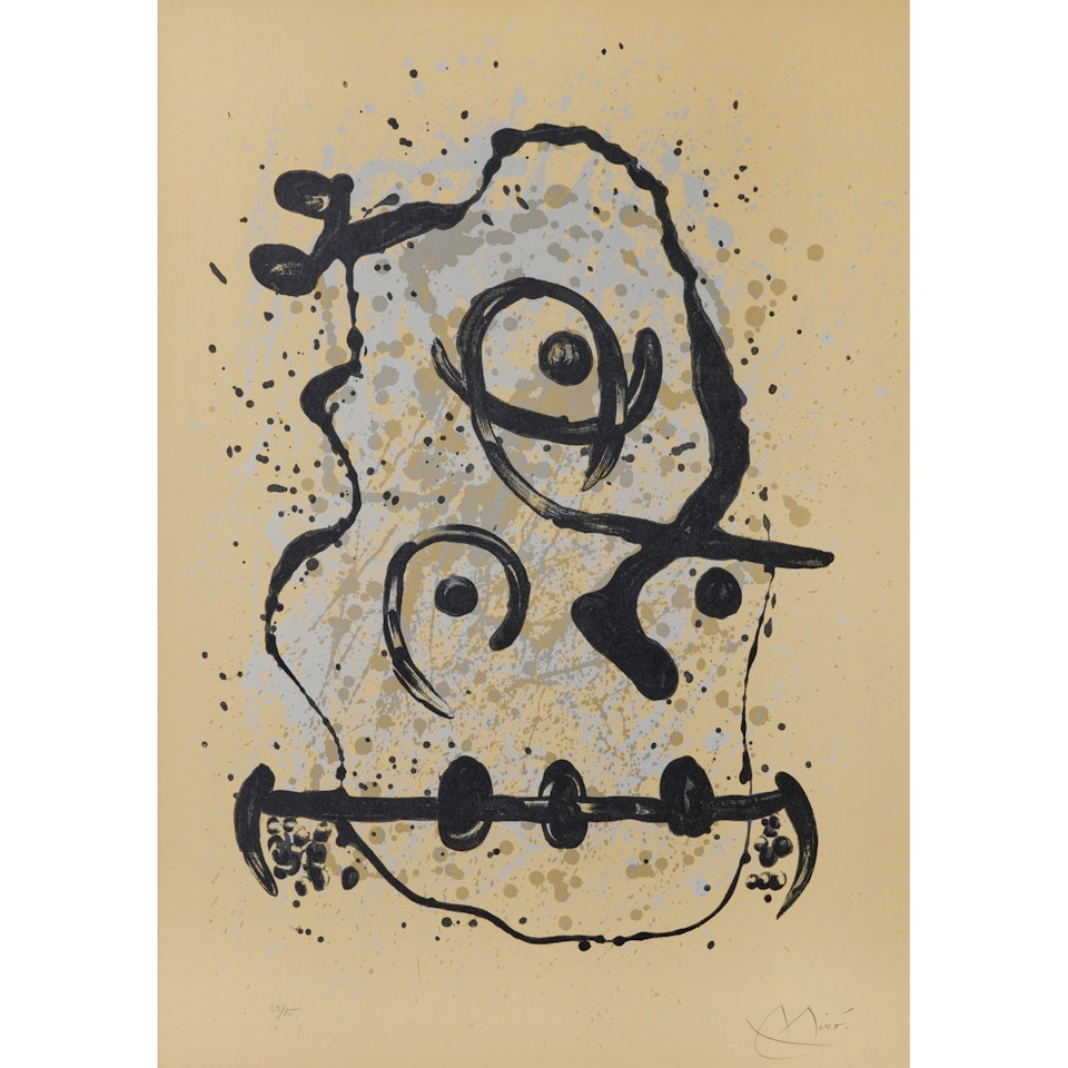Le polyglotte-sable by Joan Miró
