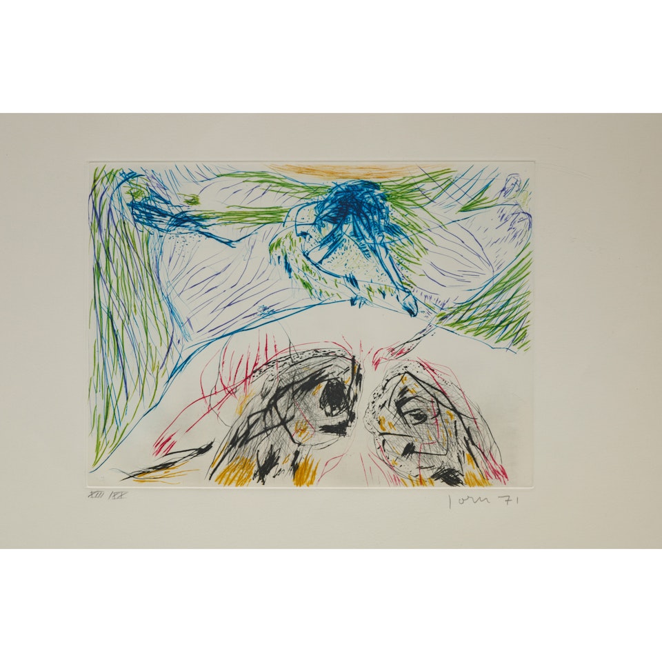 Hibou sortilège by Asger Jorn