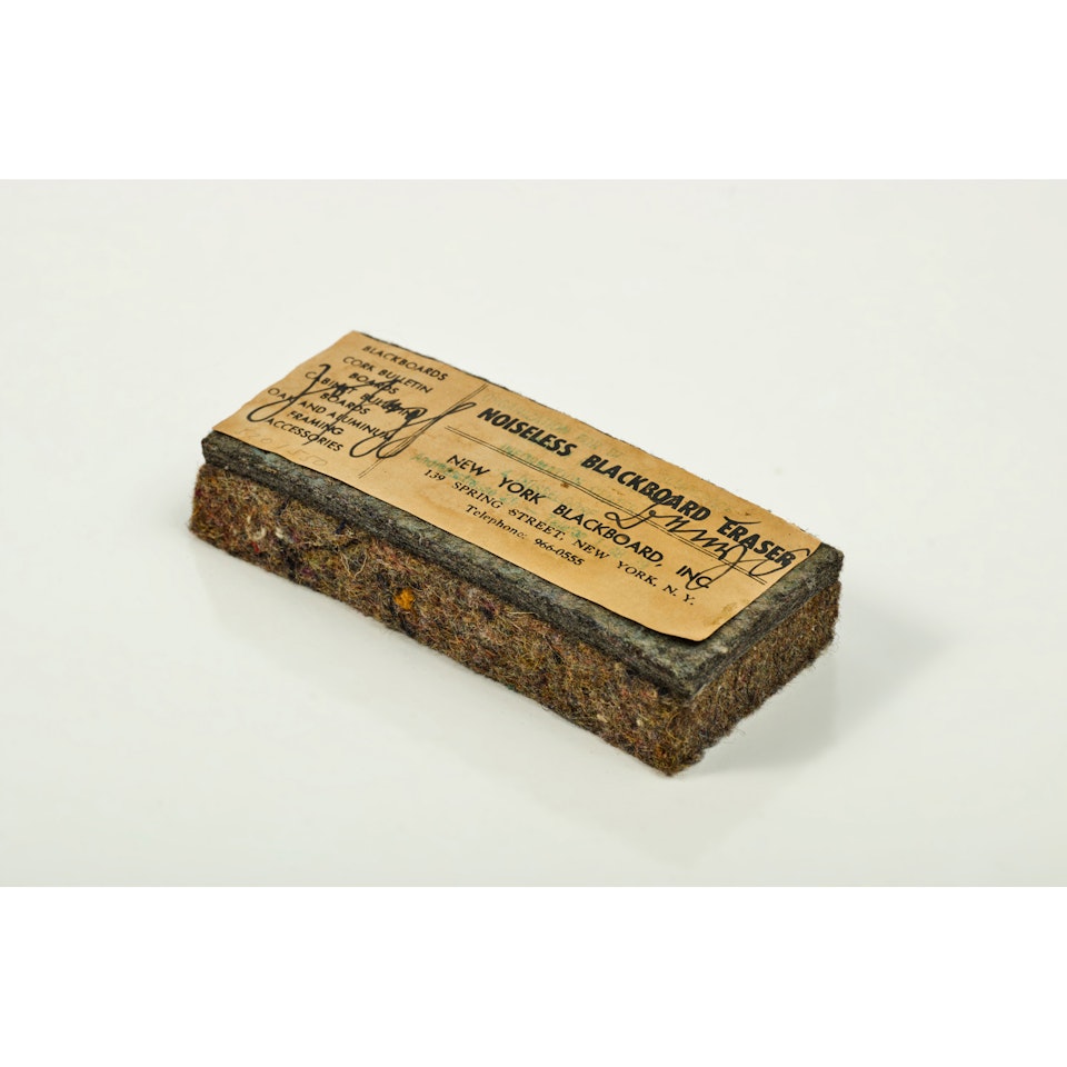 Noiseless Blackboard Eraser by Joseph Beuys