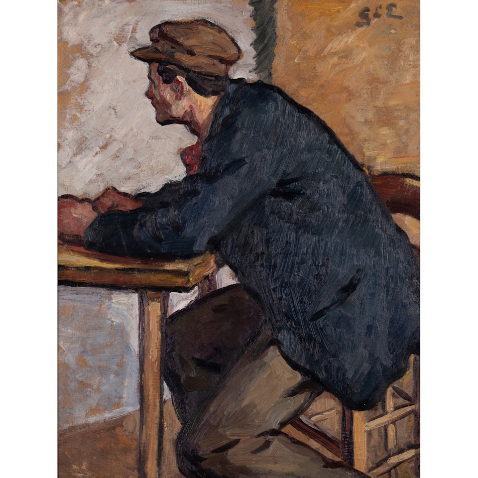 Homme à table by Georges d’Espagnat