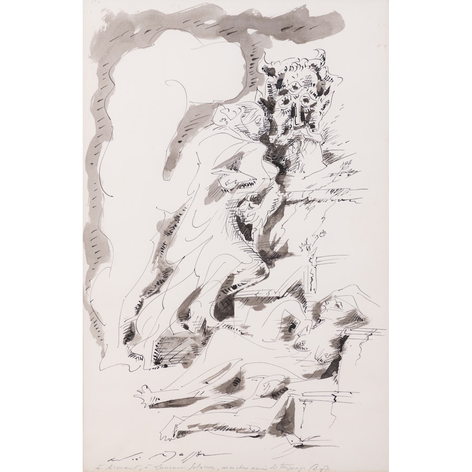 La confidence by André Masson