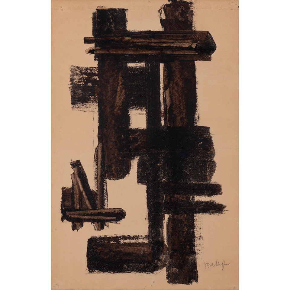 Untitled by Pierre Soulages