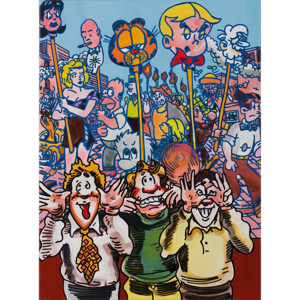 Carnival with Churchill by Erro