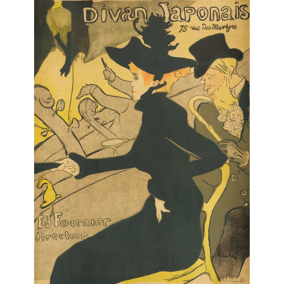 The Japanese Divan by Henri de Toulouse-Lautrec