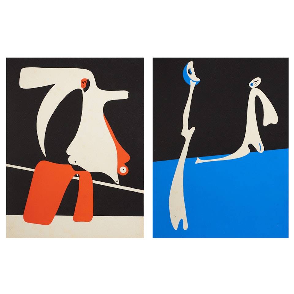 Art notebooks by Joan Miró