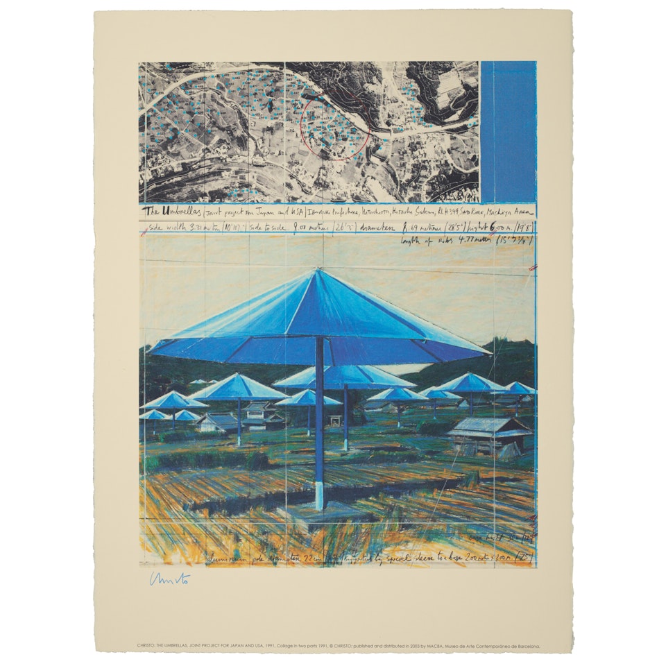 The Umbrellas (Japan/California) by Christo