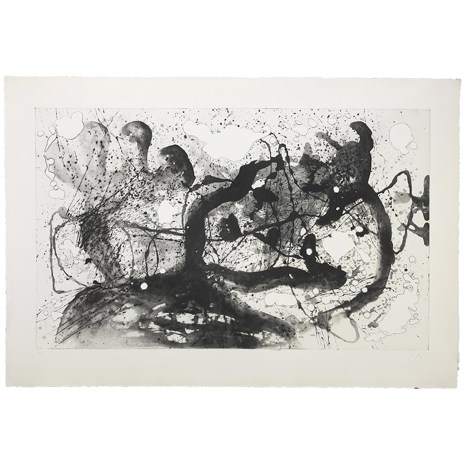Les Géants; The Giants; Plate 6 of the series by Joan Miró