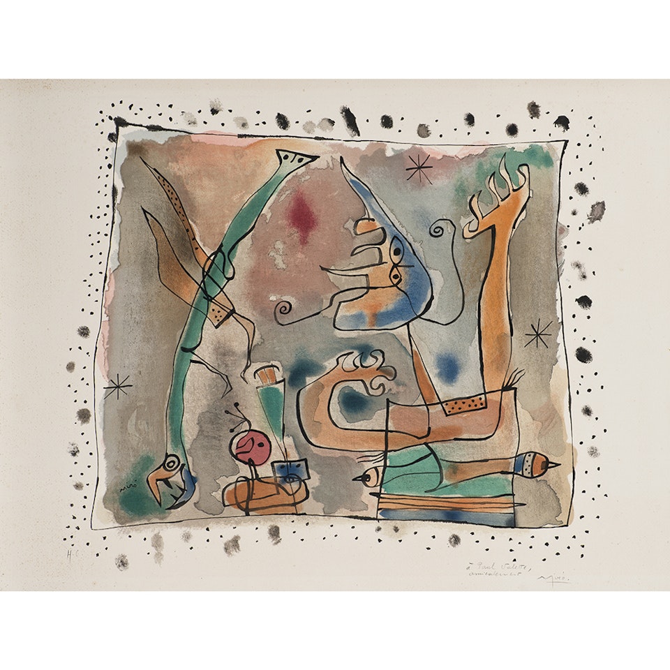 Après l"orage; After the storm by Joan Miró