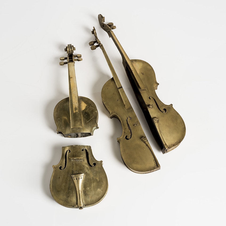 The cut violins by Arman