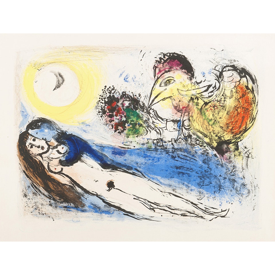 Hello to Paris by Marc Chagall