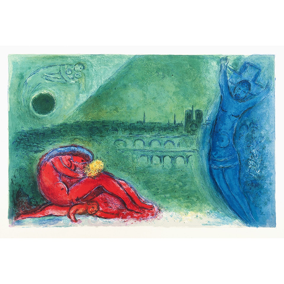 Quai de la Tournelle by Marc Chagall