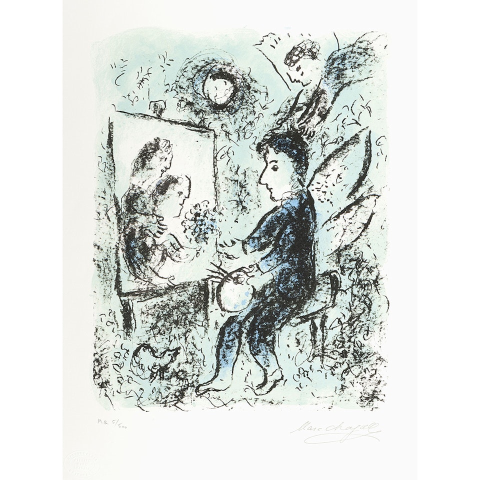 Towards the other clarity by Marc Chagall