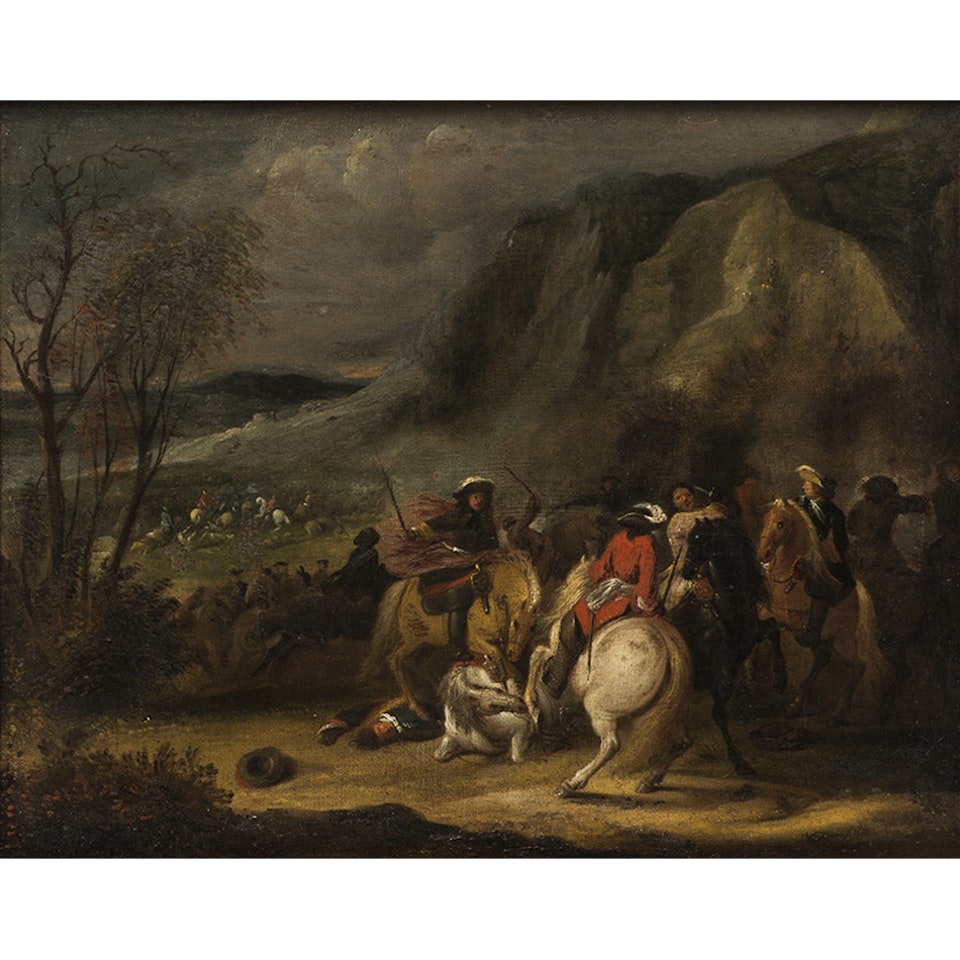 Cavalry shock by French School