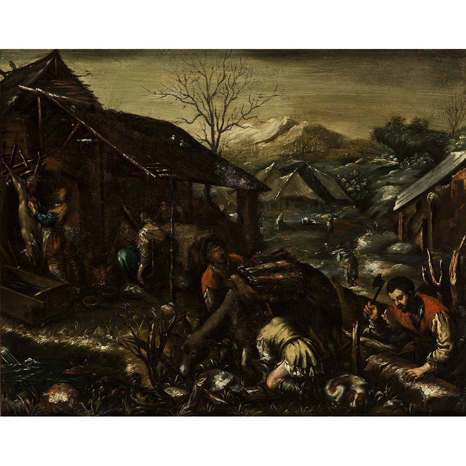 Harvest by French School