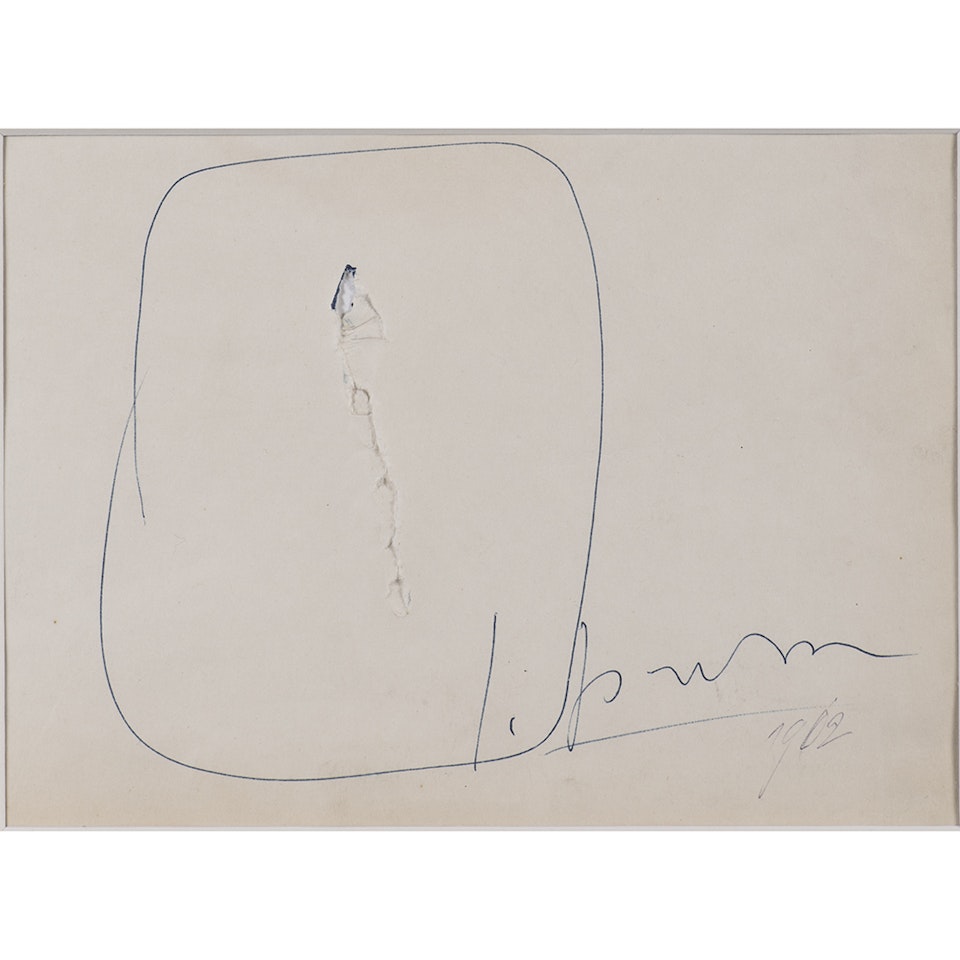 Concetto Spaziale by Lucio Fontana