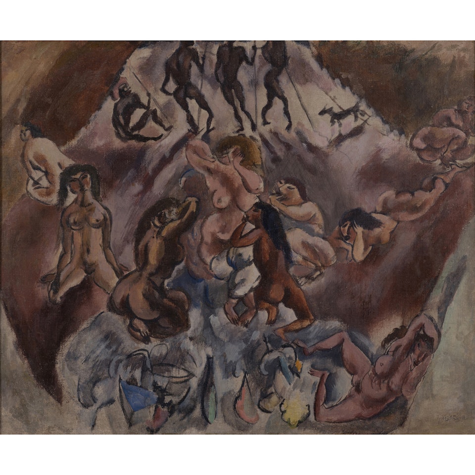 Infernal meeting by Jules Pascin
