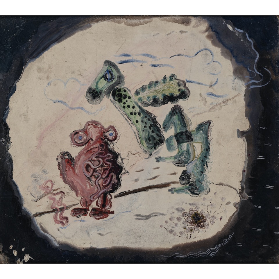 Grotesque figures by Victor Brauner