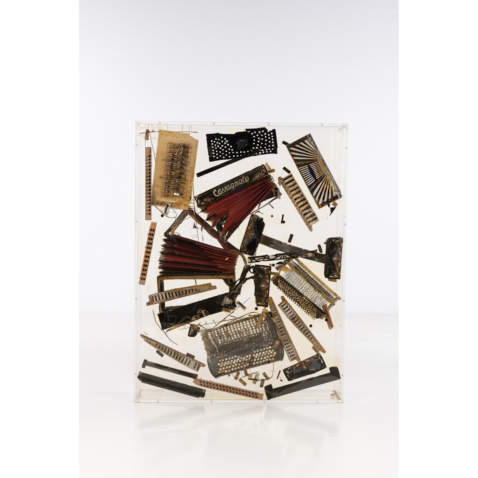 Father Ferrero"s accordion by Arman