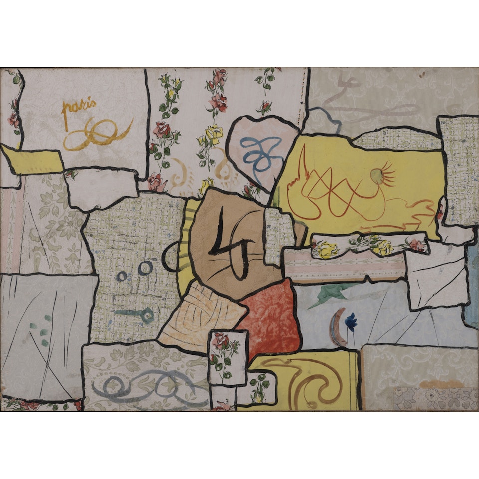 Composition abstraite by Gaston Chaissac