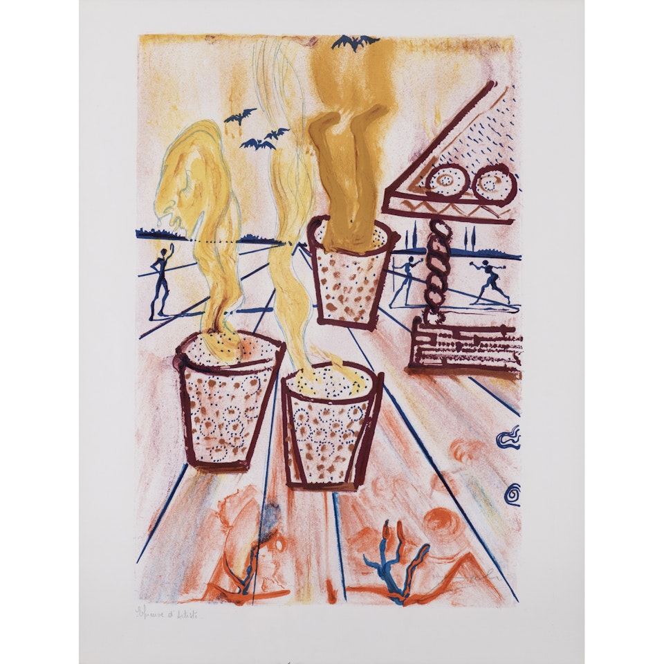 The Girl Who Walked on Bread by Salvador Dali