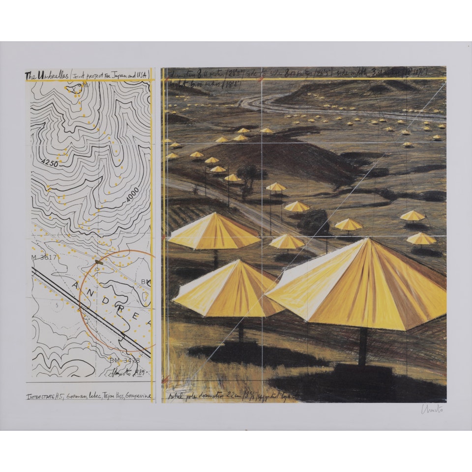 The Umbrellas Joint, Project for Japan and USA by Christo