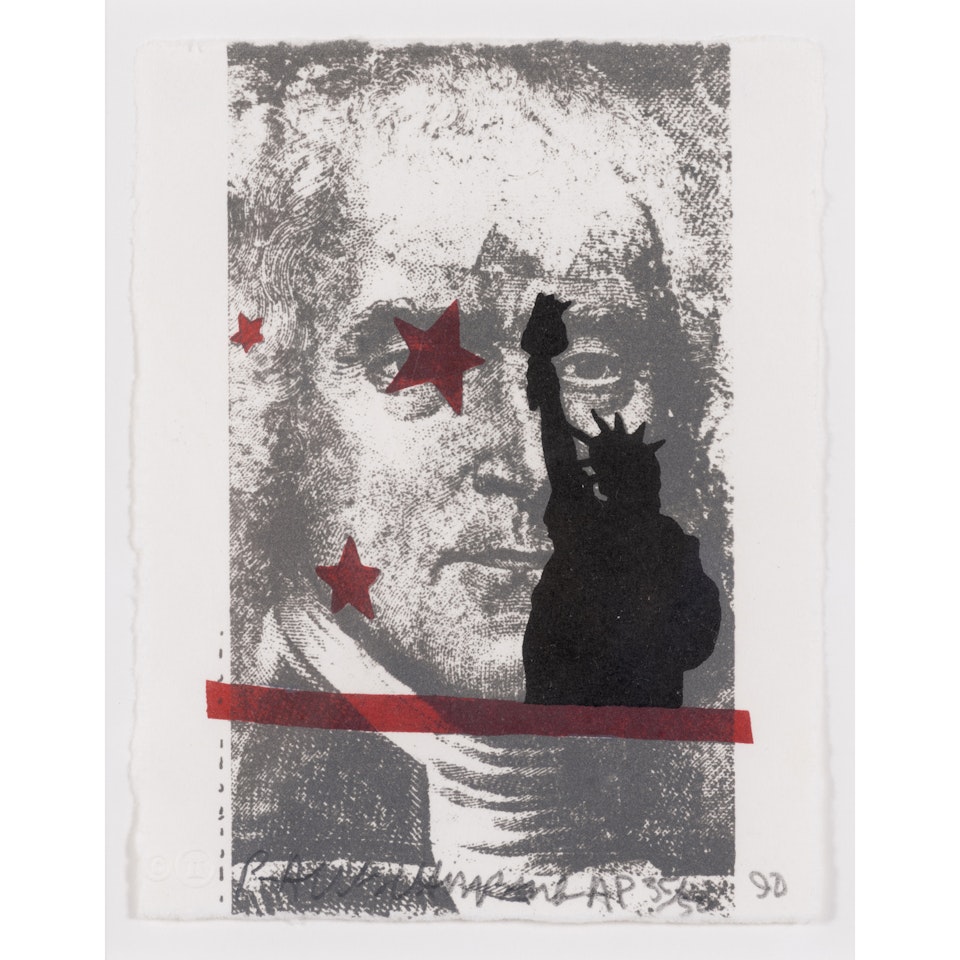 Spackle (Harvey Gantt Portfolio) by Robert Rauschenberg
