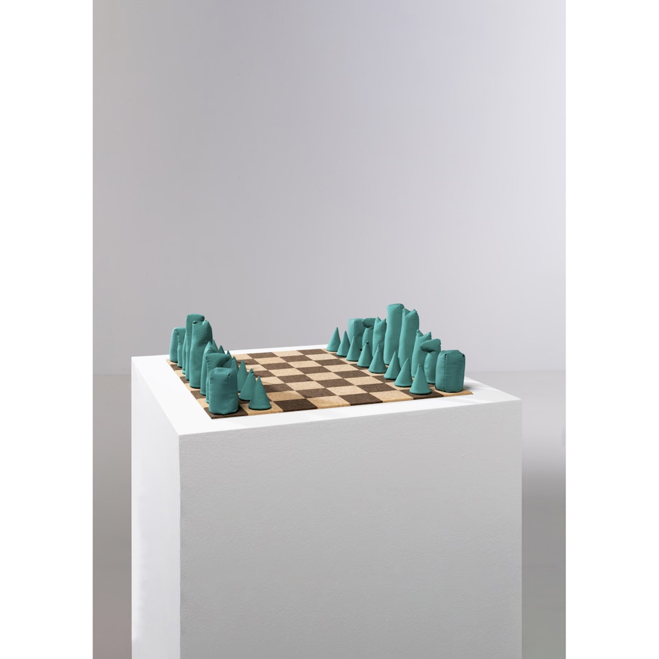 Chess game by Barry Flanagan