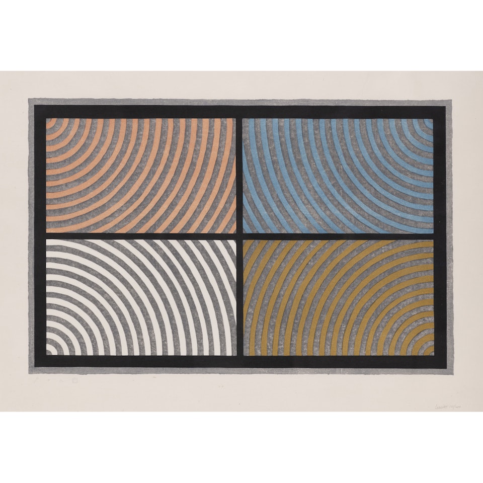 Arcs From Four Corners by Sol LeWitt