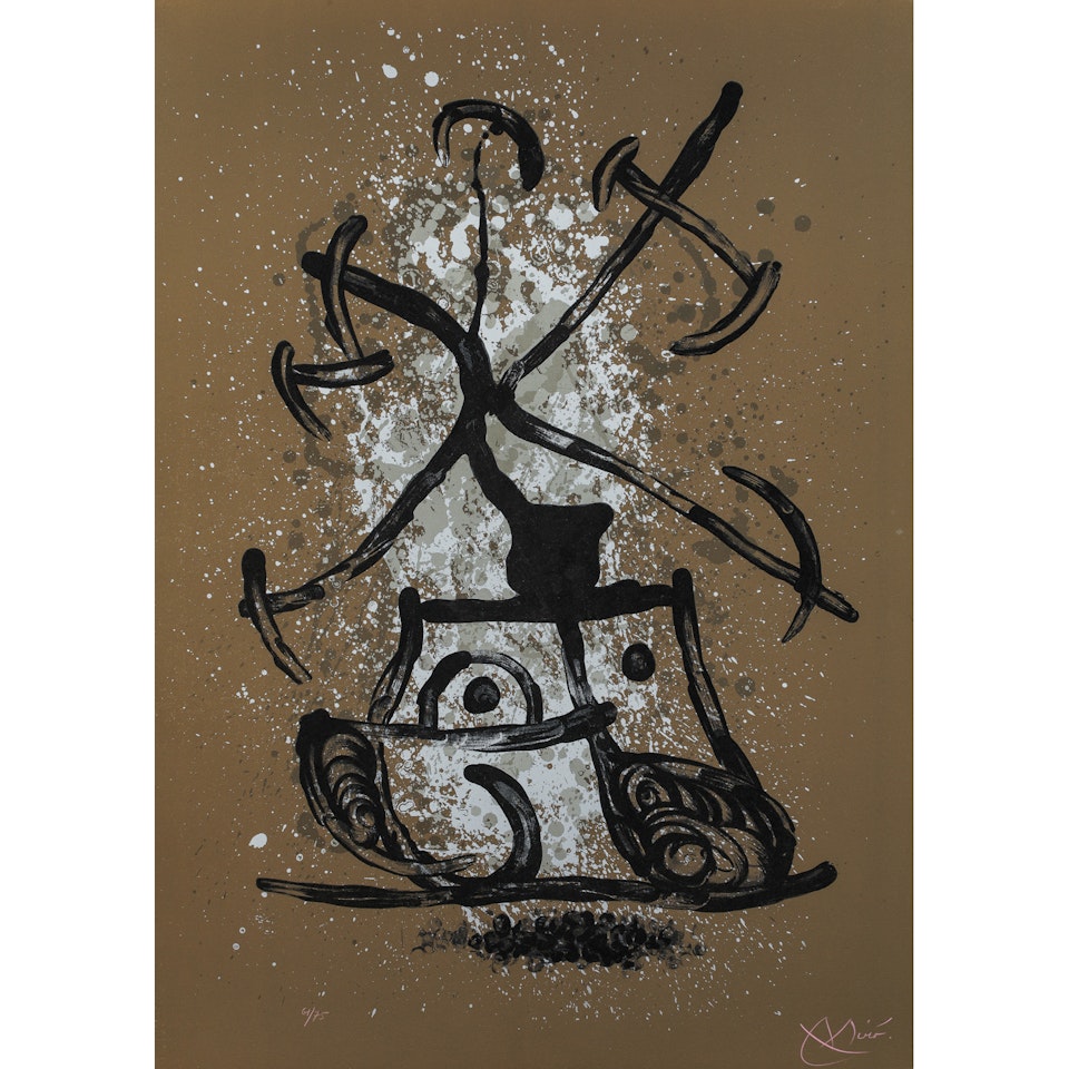 L"entraîneuse brun by Joan Miró