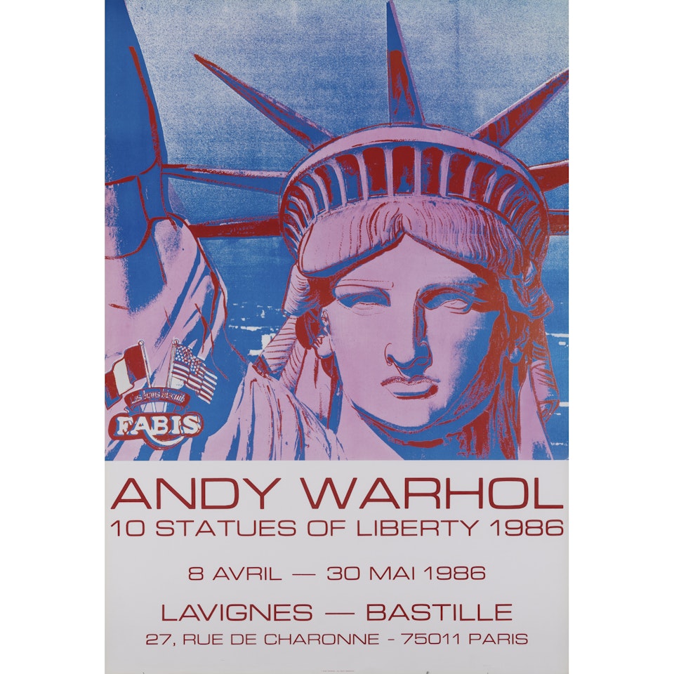 10 Statues of Liberty by After Andy Warhol