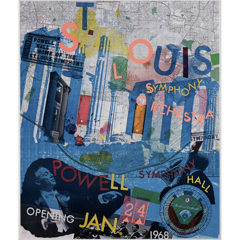 St Louis Symphony Orchestra by Robert Rauschenberg