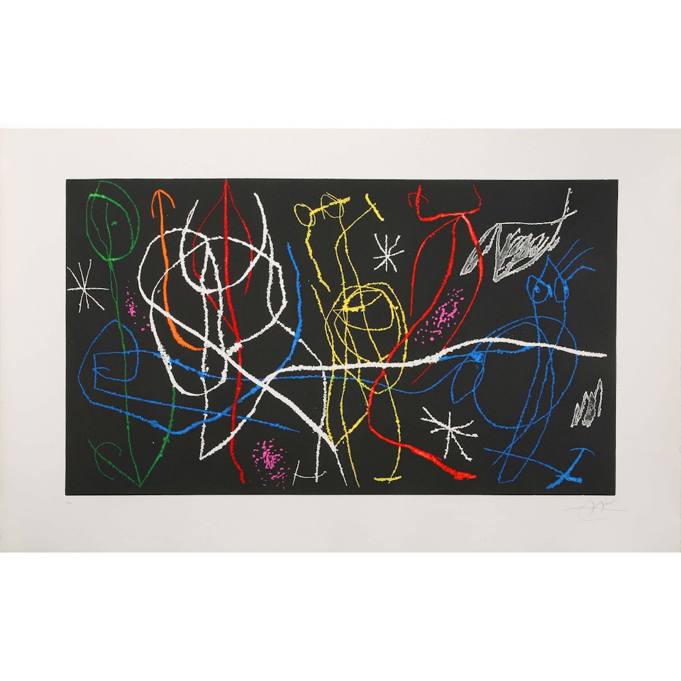 L"invité du dimanche III; The Sunday Guest III by Joan Miró