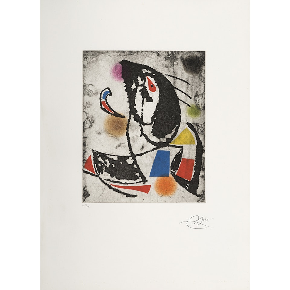 Les Montagnards X; The Mountaineers X by Joan Miró