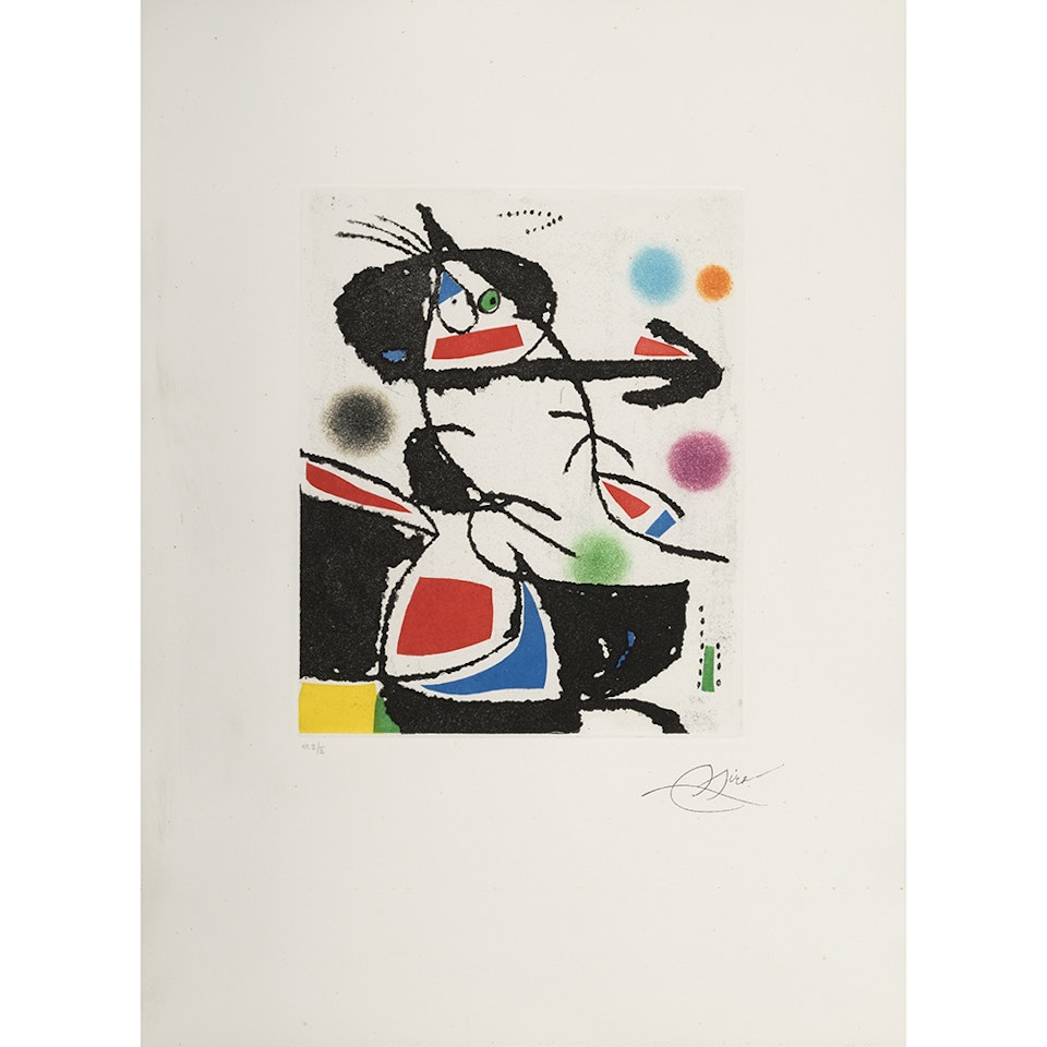 Les Montagnards III; The Mountaineers III by Joan Miró