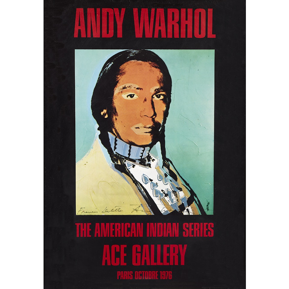 The American Indian series by Andy Warhol