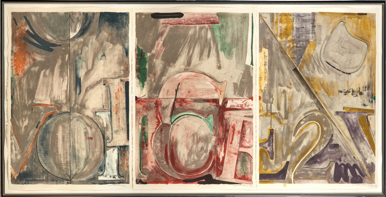 Voice 2 (ULAE/Field 228) by Jasper Johns