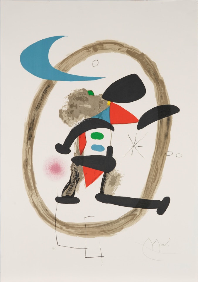 Arlequin Circonscrit (Mourlot 887) by Joan Miró