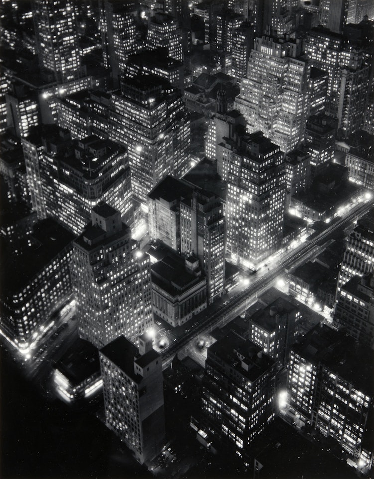 New York at Night by Berenice Abbott