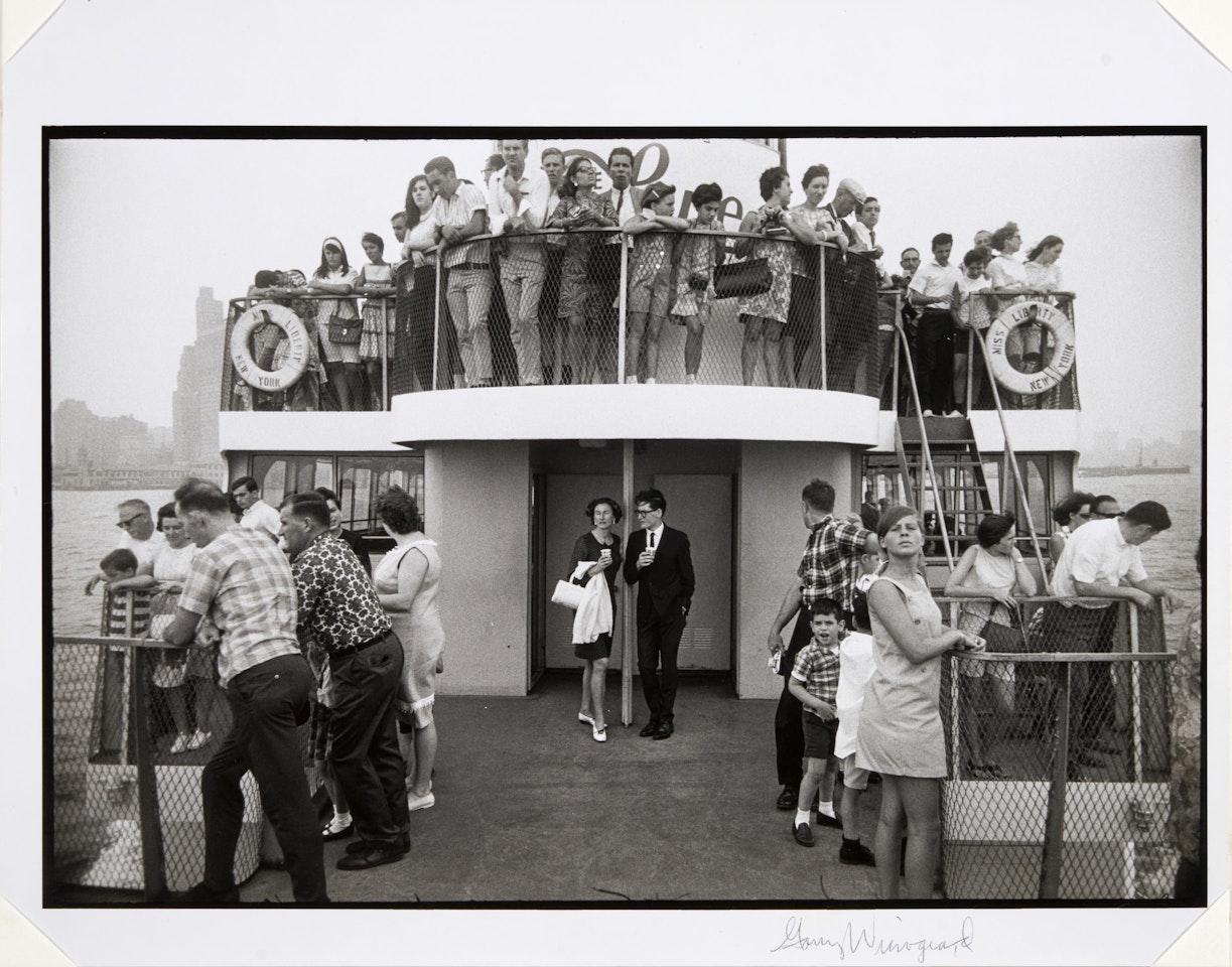 Staten Island Ferry, New York City, New York by Garry Winogrand