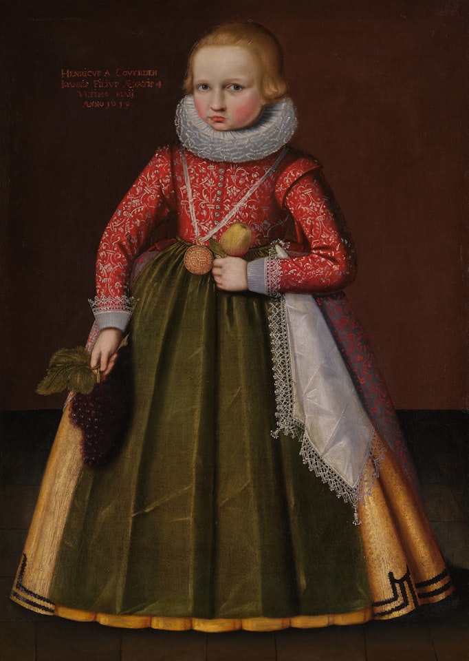 Portrait of Hendrik van Coeverden, Aged Four by Dutch School