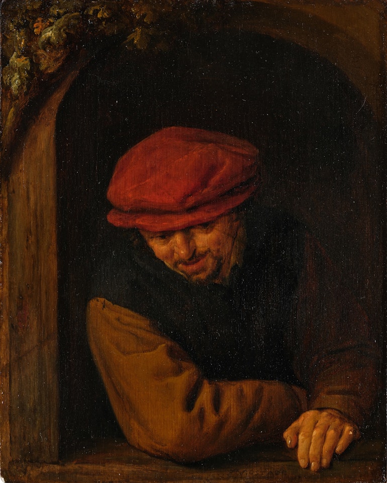 Peasant at a Window by Adriaen van Ostade