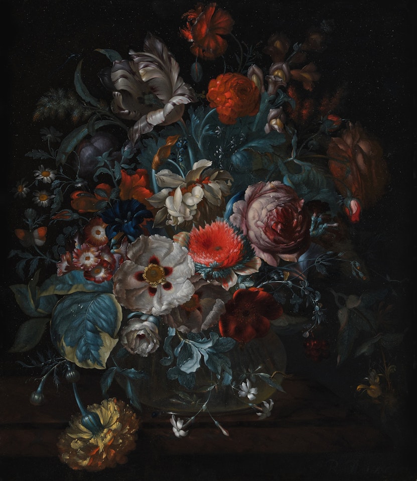Still Life with Flowers by German School